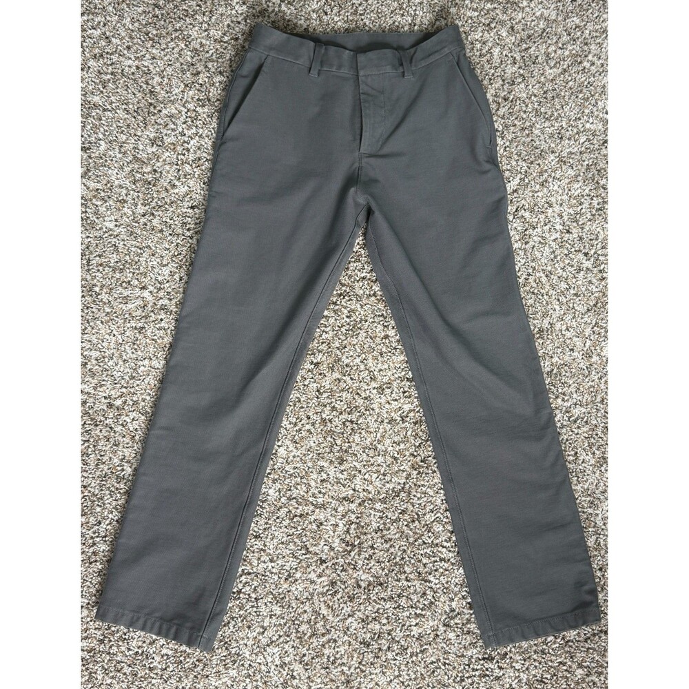 Lululemon Mens Slacker Classic-Straight Trouser Pants "Oil Grey" Size 28X28L